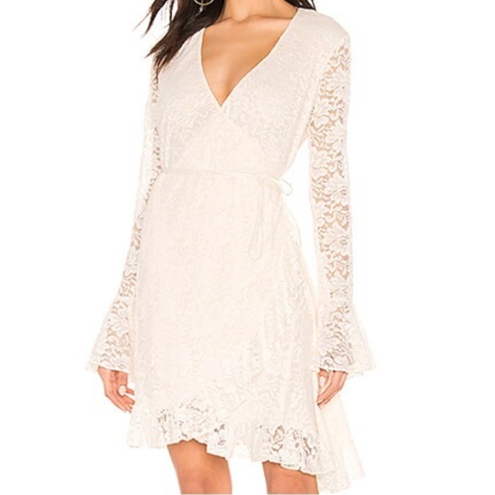HAH Revolve Wrap Star Dress in Walking On Eggshells Combo M Medium New NWT
